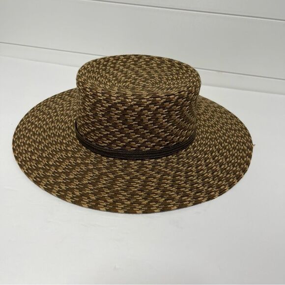 Nine West Stylish Brown Patterned Hat - Picture 4 of 10